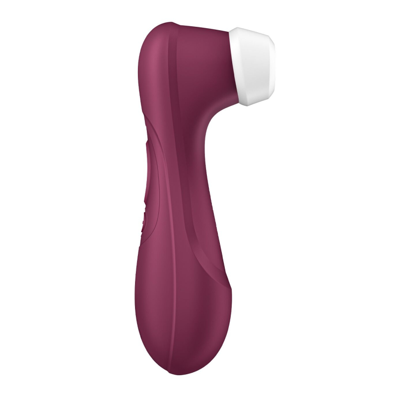 Смарт вакуумний кліторальний стимулятор – Satisfyer Pro 2 Generation 3 Connect App Wine Red – керування з телефона