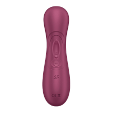 Смарт вакуумний кліторальний стимулятор – Satisfyer Pro 2 Generation 3 Connect App Wine Red – керування з телефона