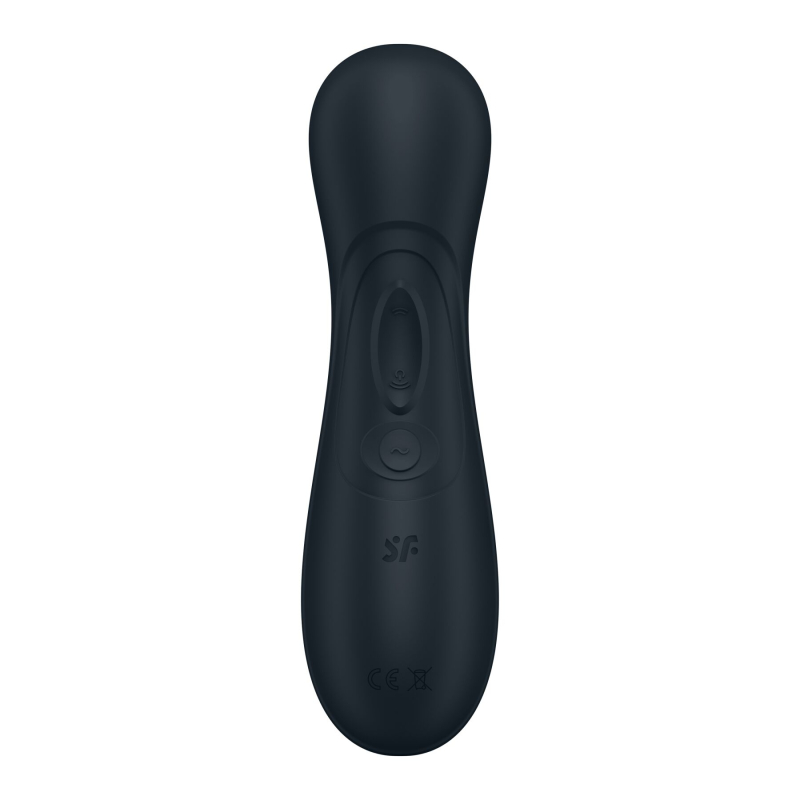 Смарт вакуумний стимулятор для клітора – Satisfyer Pro 2 Generation 3 Connect App Dark Grey