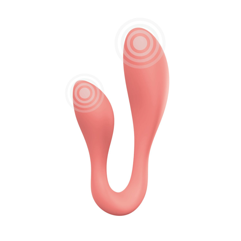 Смарт-вібратор для пар – Adrien Lastic Couple Secrets 2.0 – 2 мотори, 10 режимів