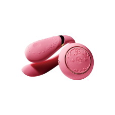 Смарт вібратор для пар з пультом – Zalo Fanfan Set Rouge Pink – 8 вібро-режимів, 2 мотори