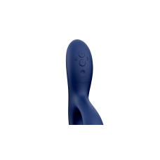Смарт вібратор-кролик з регульованим стовбуром – We-Vibe Nova Midnight Blue – 2 мотори, водозахист