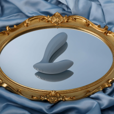 Смарт-вибратор в трусики – Svakom Erica Dusty Blue – дистанционное управление с телефона через приложение