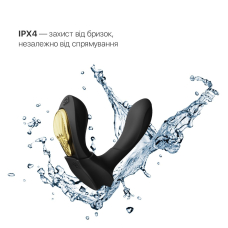 Смарт-вібратор у трусики – Zalo AYA Obsidian Black – пульт, насадка для точки G, надійний магніт