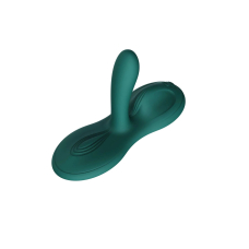 Смарт-вібратор – Zalo Flora Smart Pad Turquoise Green – підігрів до 42 °C, 9 моторів