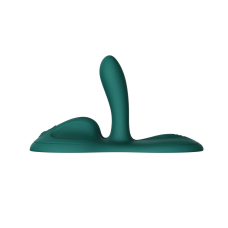 Смарт-вібратор – Zalo Flora Smart Pad Turquoise Green – підігрів до 42 °C, 9 моторів