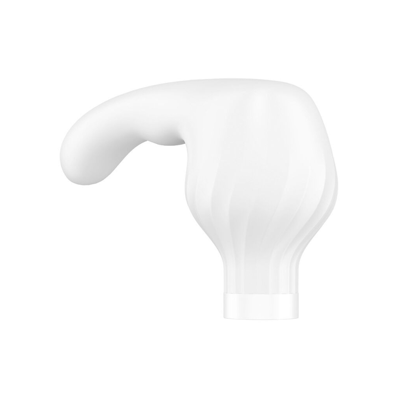 Смарт вібромасажер – Satisfyer Double Wand-er – змінна головка, бустер-режим, текстурована поверхня