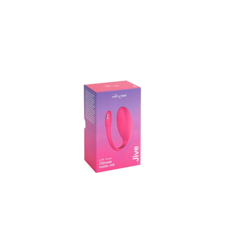Смарт-віброяйце в трусики – We-Vibe Jive Electric Pink – для трусиків, дистанційне управління на відстані