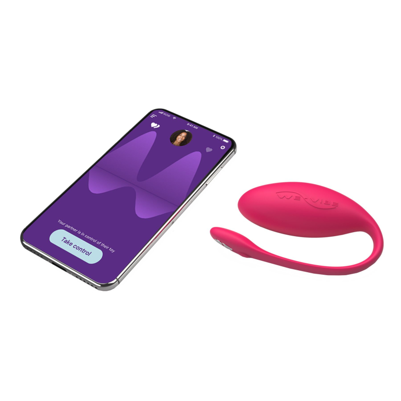 Смарт-віброяйце в трусики – We-Vibe Jive Electric Pink – для трусиків, дистанційне управління на відстані