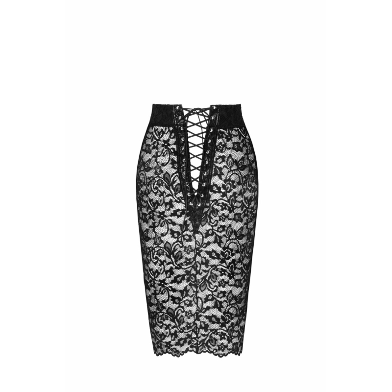 Спідниця Noir Handmade F302 Ambivalence lace up midi skirt – 3XL