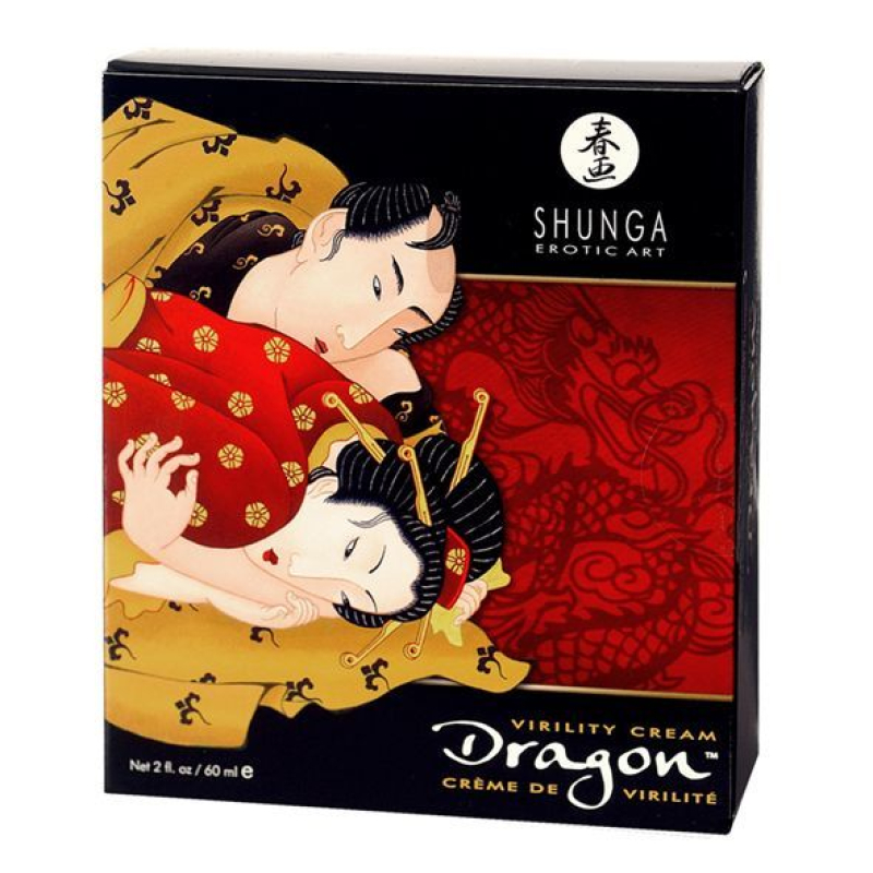 Стимулирующий крем для пар Shunga SHUNGA Dragon Cream (60 мл), эффект тепло-холод и покалывания