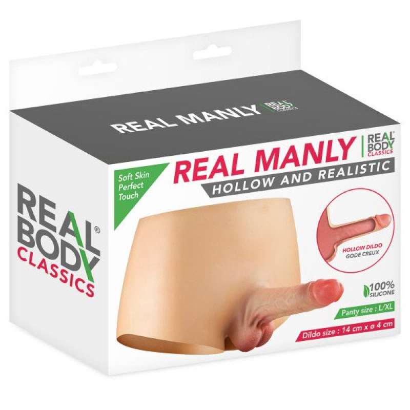 Страпон Real Body – Real Manly hollow and realistic L/XL