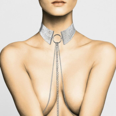 Украшение Bijoux Indiscrets Desir Metallique Collar – Серебристый