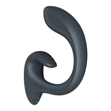 Вагінально-кліторальний вібратор – Satisfyer G for Goddess 1 Dark Grey – гнучкий стовбур, 12х2 режимів