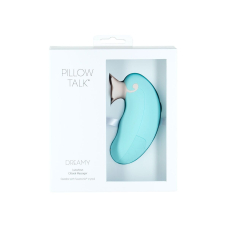 Вакуумный клиторальный стимулятор – Pillow Talk Dreamy Teal с кристаллом Swarovski, 7 уровней интенсивности