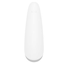Вакуумний кліторальний стимулятор Satisfyer Curvy 2+ White з керуванням через інтернет