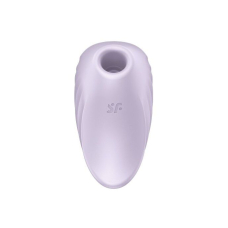 Вакуумний кліторальний стимулятор з вібрацією – Satisfyer Pearl Diver Violet – 12 вібро-режимів, 11 вакуумних