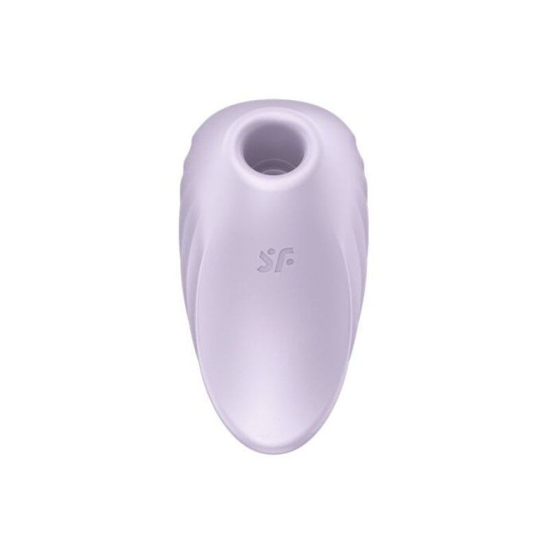 Вакуумний кліторальний стимулятор з вібрацією – Satisfyer Pearl Diver Violet – 12 вібро-режимів, 11 вакуумних