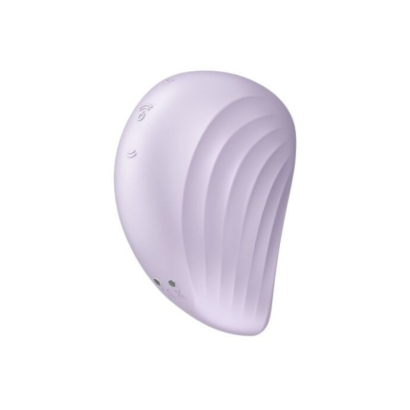 Вакуумний кліторальний стимулятор з вібрацією – Satisfyer Pearl Diver Violet – 12 вібро-режимів, 11 вакуумних