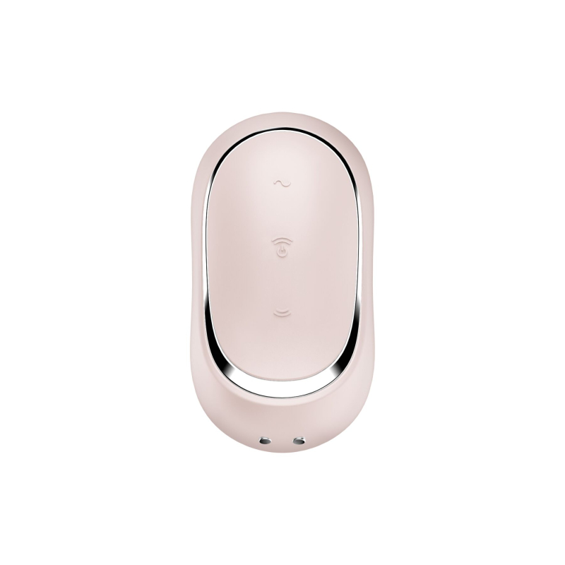 Вакуумный стимулятор с вибрацией – Satisfyer Pro To Go 2 Beige – 12 режимов вибрации + 11 вариантов вакуумной