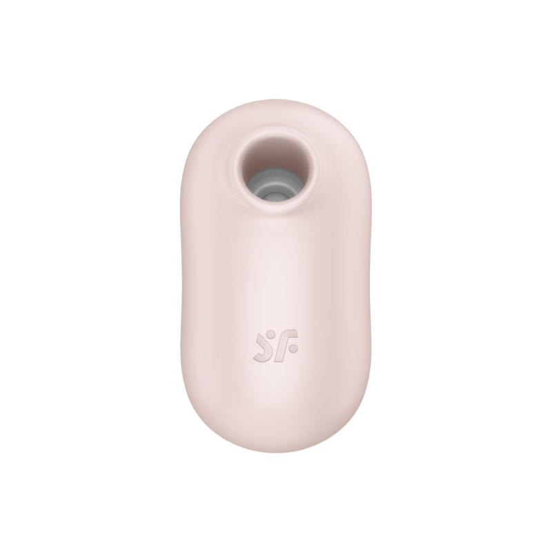 Вакуумный стимулятор с вибрацией – Satisfyer Pro To Go 2 Beige – 12 режимов вибрации + 11 вариантов вакуумной