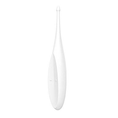 Вибратор для клитора – Satisfyer Twirling Fun White – 5 уровней интенсивности, 7 ритмических рисунков, водозащита