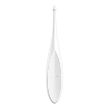 Вібратор для клітора – Satisfyer Twirling Fun White – 5 рівнів інтенсивності, 7 ритмічних малюнків, водозахист