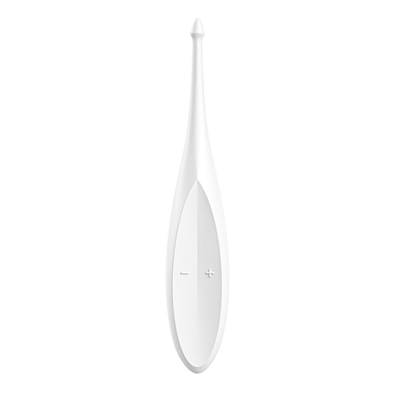 Вібратор для клітора – Satisfyer Twirling Fun White – 5 рівнів інтенсивності, 7 ритмічних малюнків, водозахист
