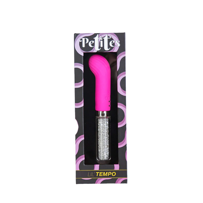 Вібратор для клітора та для точки G з вигнутим кінчиком - BMS Factory Petites Tempo Vibrator