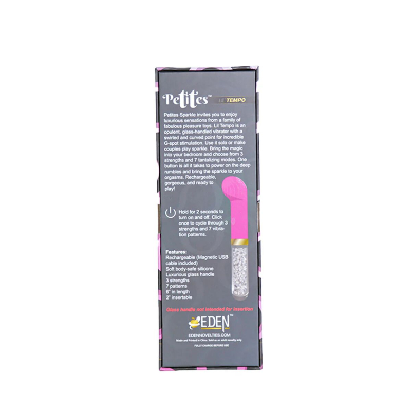 Вібратор для клітора та для точки G з вигнутим кінчиком - BMS Factory Petites Tempo Vibrator