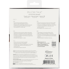 Вибратор для точки G – Pillow Talk Racy Pink с кристаллом Swarovski – гибкий корпус, подарочная упаковка