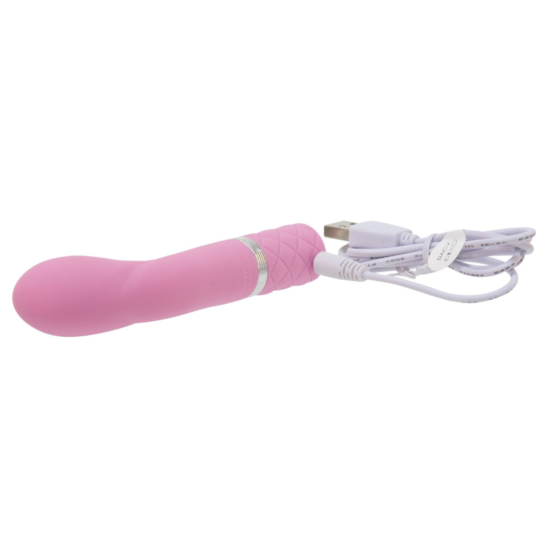 Вибратор для точки G – Pillow Talk Racy Pink с кристаллом Swarovski – гибкий корпус, подарочная упаковка