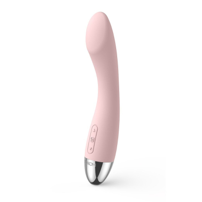 Вібратор для точки G – Svakom Amy Pale Pink – з інтелектуальним режимом, високоякісний силікон, 5 вібро-режимів
