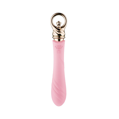 Вібратор для точки G з підігрівом до 42° – Zalo Sweet Magic Courage Fairy Pink – 8 режимів вібрації, довжина 14 см