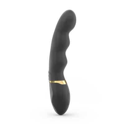 Вибратор – Dorcel Too Much Rechargeable Black – 3 мотора, гибкий, ультрастимуляция
