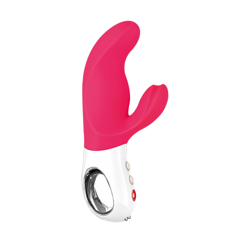 Вібратор-кролик – Fun Factory MISS BI Pink/White, 2 незалежні мотори, діаметр 4.2 см