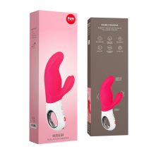 Вібратор-кролик – Fun Factory MISS BI Pink/White, 2 незалежні мотори, діаметр 4.2 см