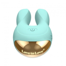 Вібратор-кролик – Love To Love Hear Me Menthe – 2 мотори, LED-підсвітка