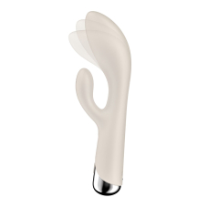 Вібратор-кролик з ротацією – Satisfyer Spinning Rabbit 1 Beige – 3 мотори, обертання + вібрація