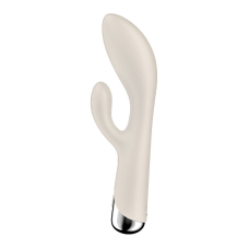 Вібратор-кролик з ротацією – Satisfyer Spinning Rabbit 1 Beige – 3 мотори, обертання + вібрація
