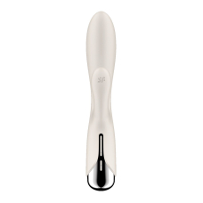 Вібратор-кролик з ротацією – Satisfyer Spinning Rabbit 1 Beige – 3 мотори, обертання + вібрація