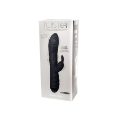 Вібратор-кролик зі спіральним 3D-масажем Adrien Lastic Twister – 3 потужних мотора по 20 режимів на кожний