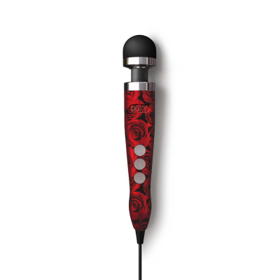 Вібратор мікрофон – DOXY Die Cast 3 ROSE PATTERN – металевий корпус, вібро-пульсації зі змінною інтенсивністю
