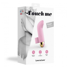 Вібратор на палець – Love To Love TOUCH ME ROSE – 10 режимів, текстурована головка