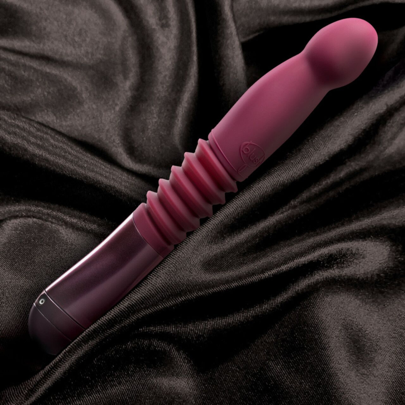 Вібратор-пульсатор – Temptasia by Blush Trixie Wine Red – 3 режими пульсації