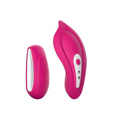 Вібратор у трусики – Liebe Panty Vibe Recargable Cerise, нагрів до 39 °C, пульт + трусики S-M у комплекті