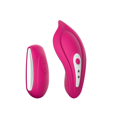 Вібратор у трусики – Liebe Panty Vibe Recargable Cerise, нагрів до 39 °C, пульт + трусики S-M у комплекті