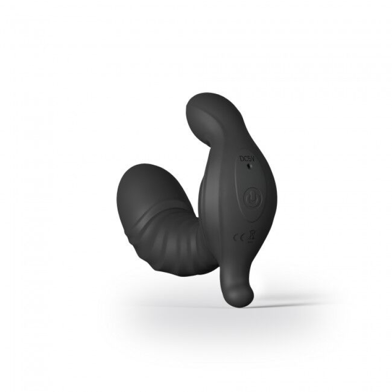 Вібратор зі стволом, що надувається – Dorcel Ultimate Expand – вигнута форма стимулює точку G та простату