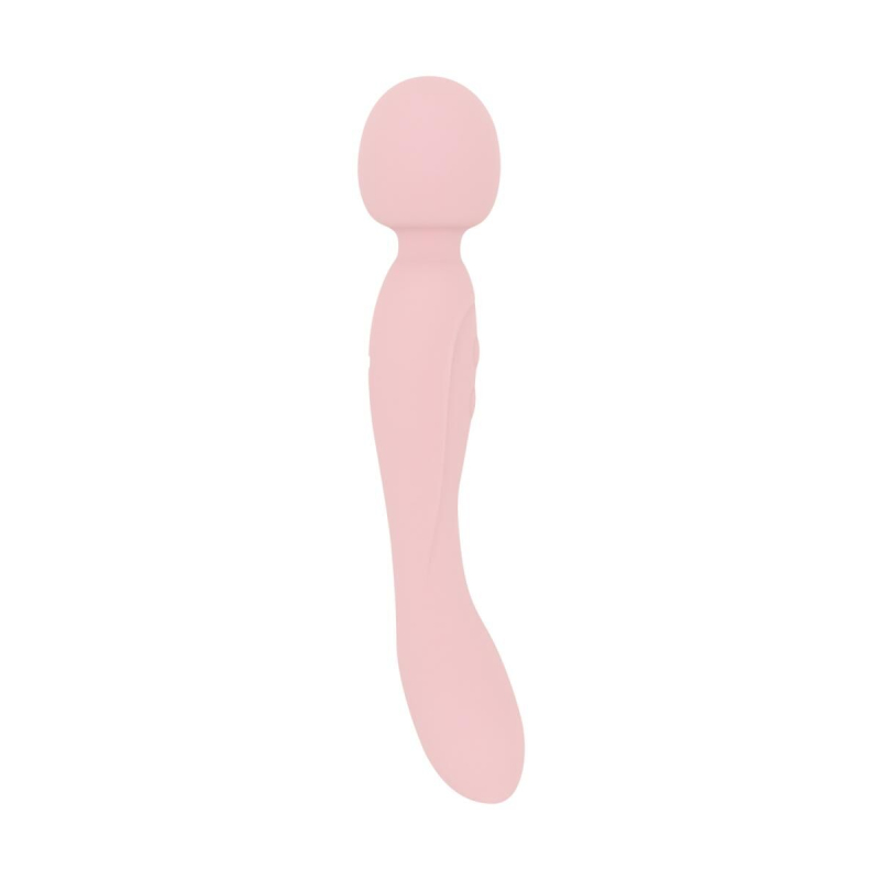 Вибромассажер (ванд) Good Vibes Only SIMI Double-Sided Wand Vibrator Soft Silicone, розового цвета