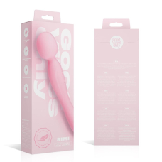 Вибромассажер (ванд) Good Vibes Only SIMI Double-Sided Wand Vibrator Soft Silicone, розового цвета